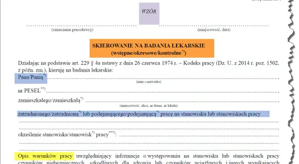 Ile czasu na badania do pracy? Musisz mieć orzeczenie przed startem!