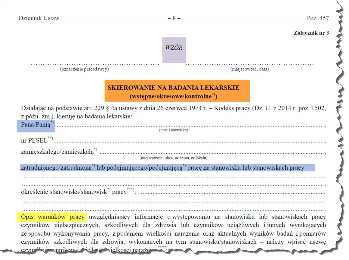 Ile czasu na badania do pracy? Musisz mieć orzeczenie przed startem!